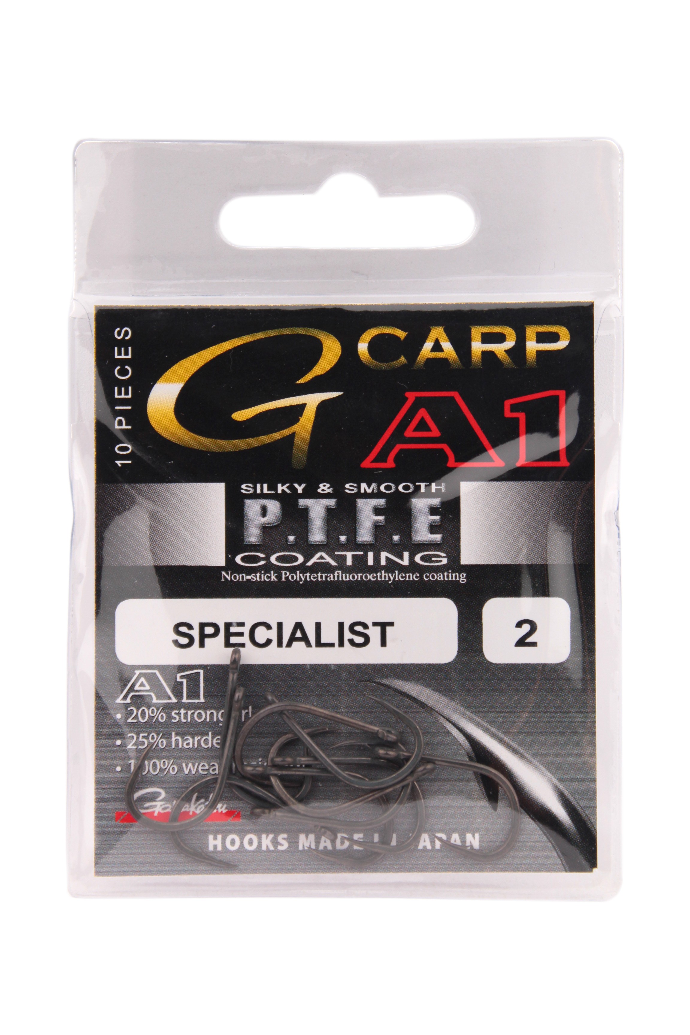 Крючок Gamakatsu G-Carp A1 specialist PTFE №2 - фото 1
