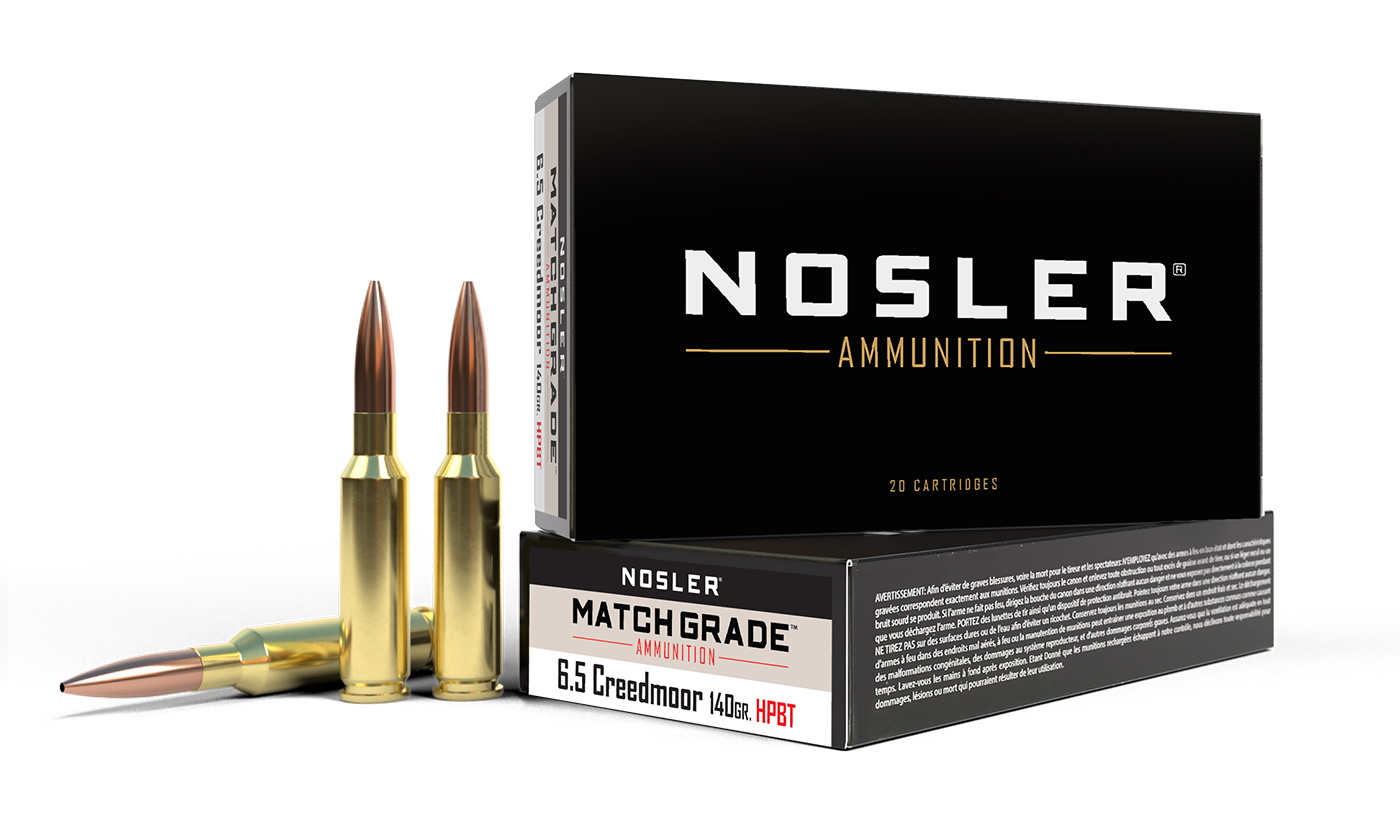 Патрон 6,5 Creedmoor Nosler Match Grade HPBT 9,0г 1/20 - фото 1