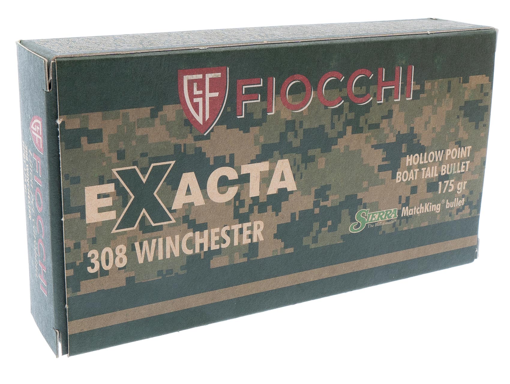 МП .308 Win Fiocchi Exacta HPBT 11,34г (175gr) SMK (Sierra Match King) -* - фото 1
