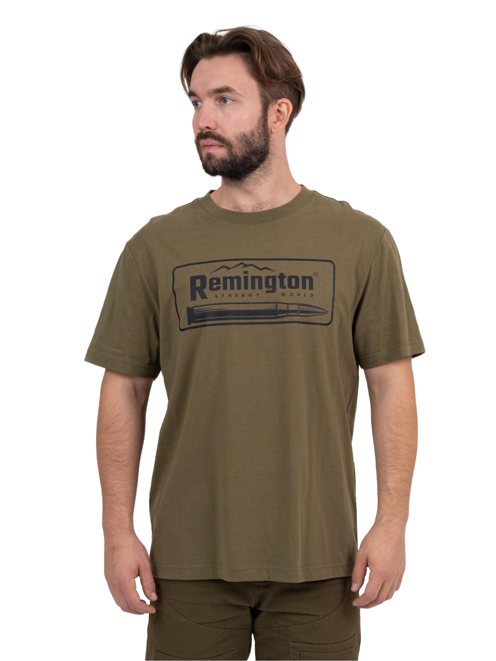 Футболка Remington Hunting shell shirts dark olive - фото 1