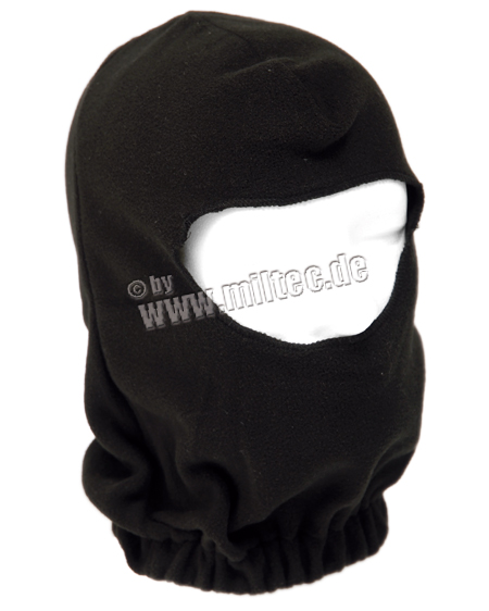 Балаклава Mil-tec Kopfhaube fleece black - фото 1