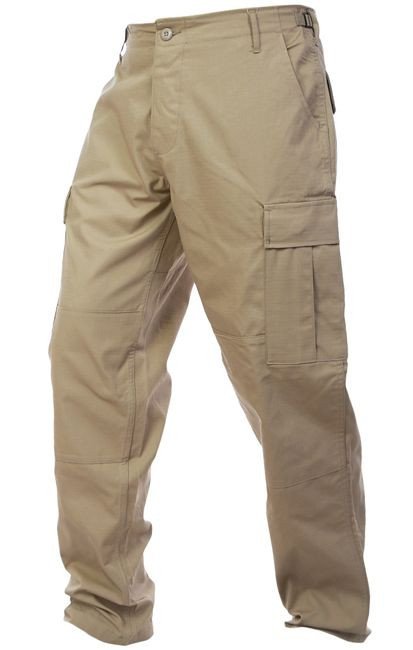 Брюки Mil-tec BDU ripstop khaki - фото 1