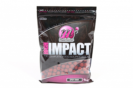 Бойлы Mainline High impact 16мм 1кг spiced crab - фото 1