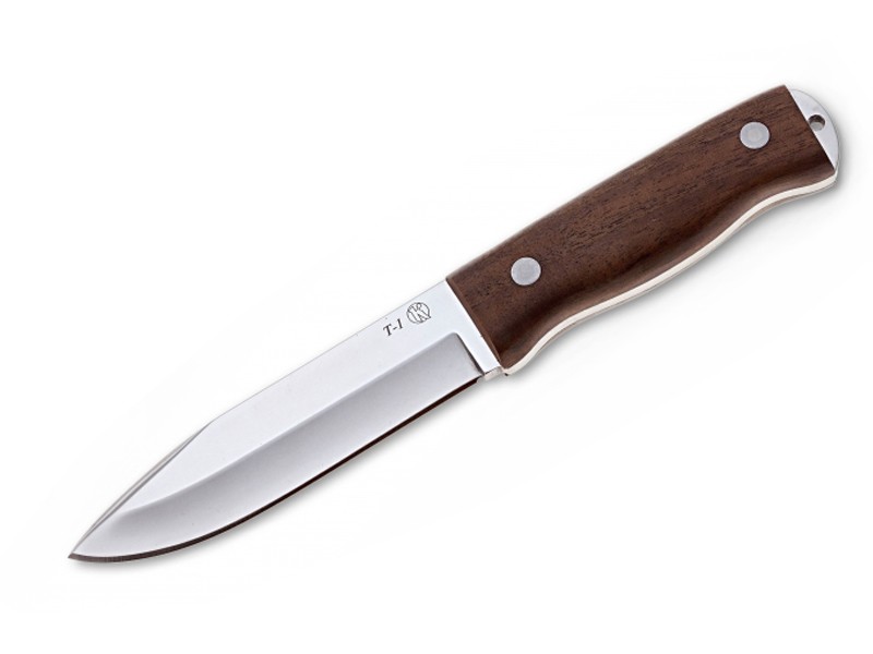 Нож Кизляр Т-1 разделочный рукоять кавказский орех - фото 1