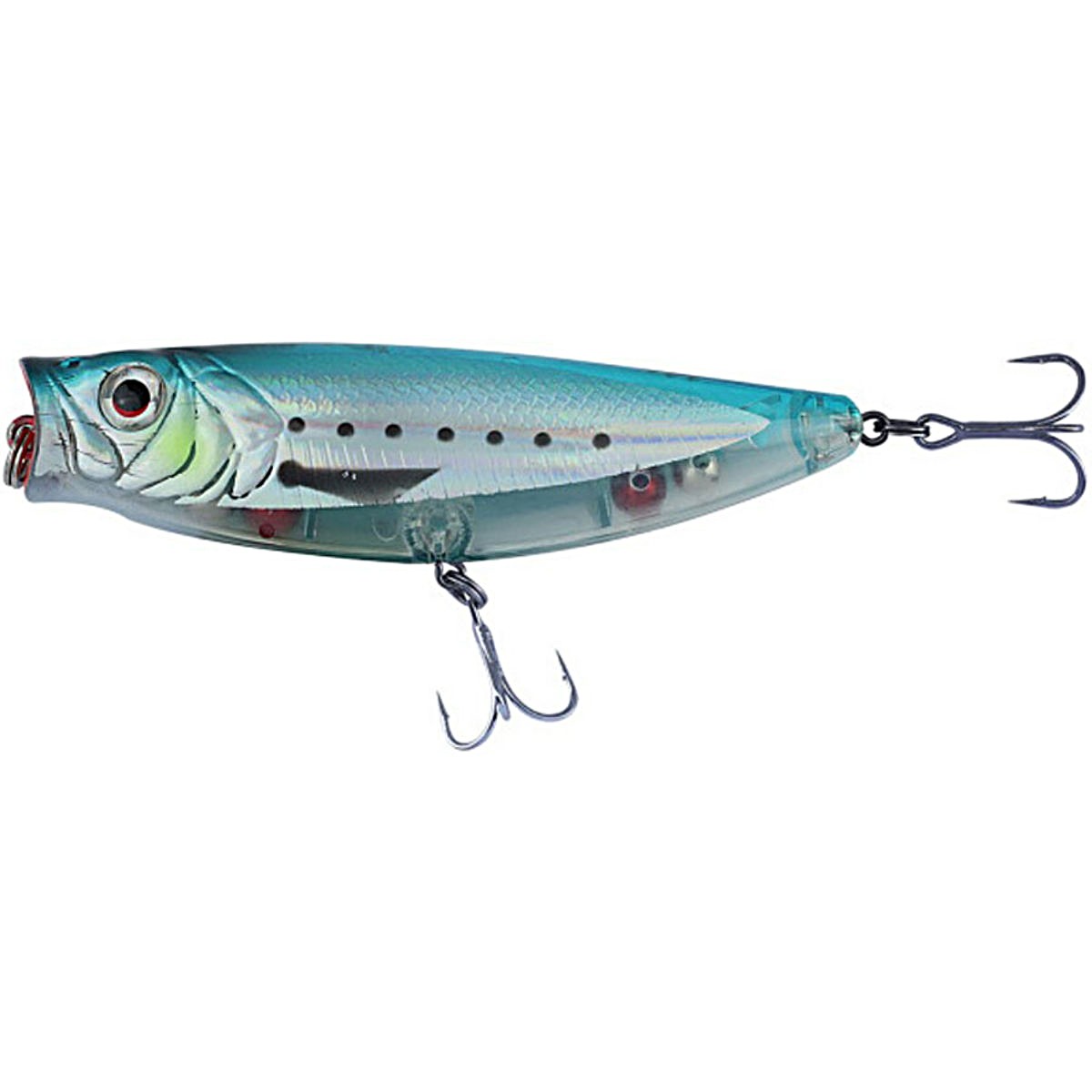 Воблер Savage Gear 3D Minnow Pop Walker80 8см 14гр F Blue Sardine - фото 1