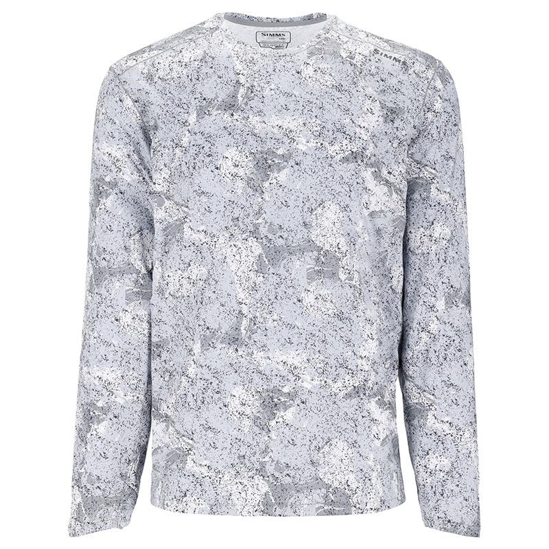 Термофутболка Simms SolarFlex Crew Back Eddy White  - фото 1