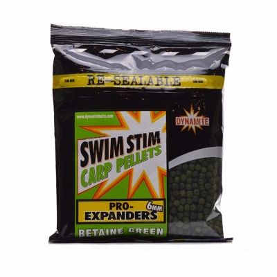 Пеллетс Dynamite Baits Swim stim pro-expanders betaine green 6мм 350гр - фото 1