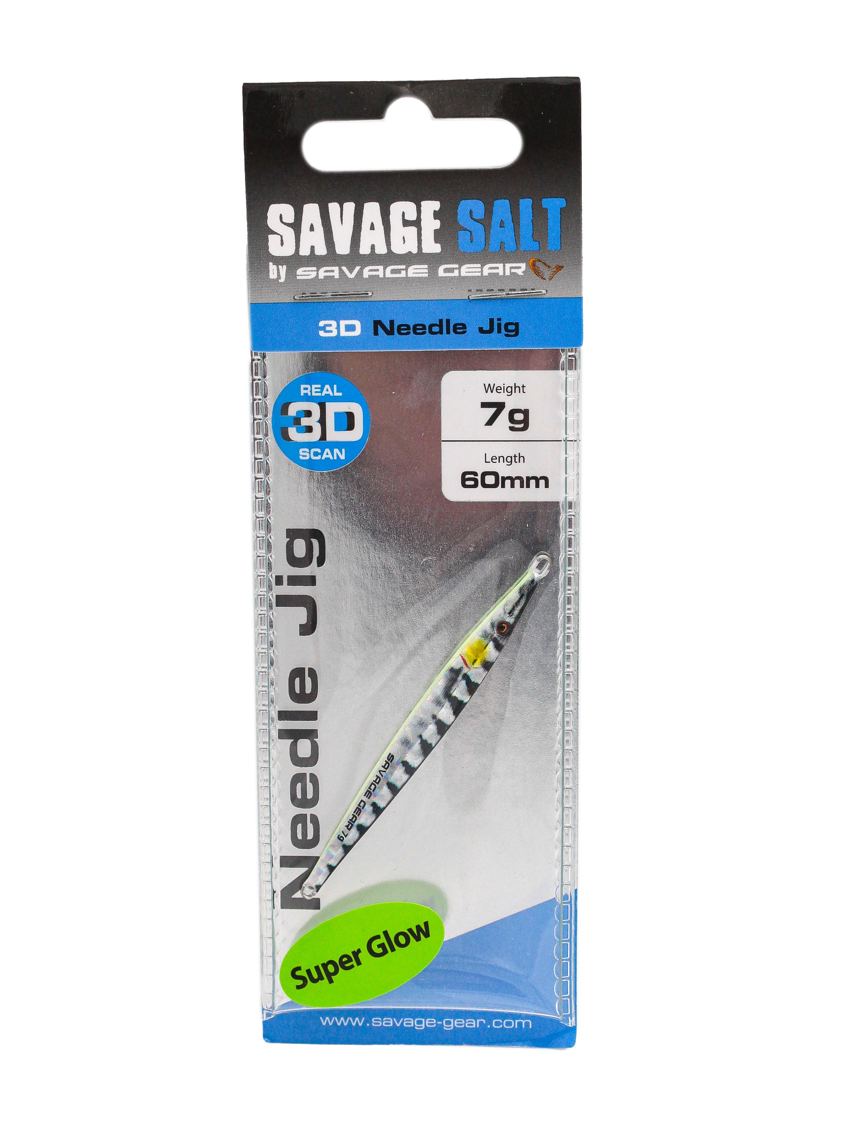 Пилькер Savage Gear 3D Needle jig 6см 7гр sinking barracuda PHP - фото 1