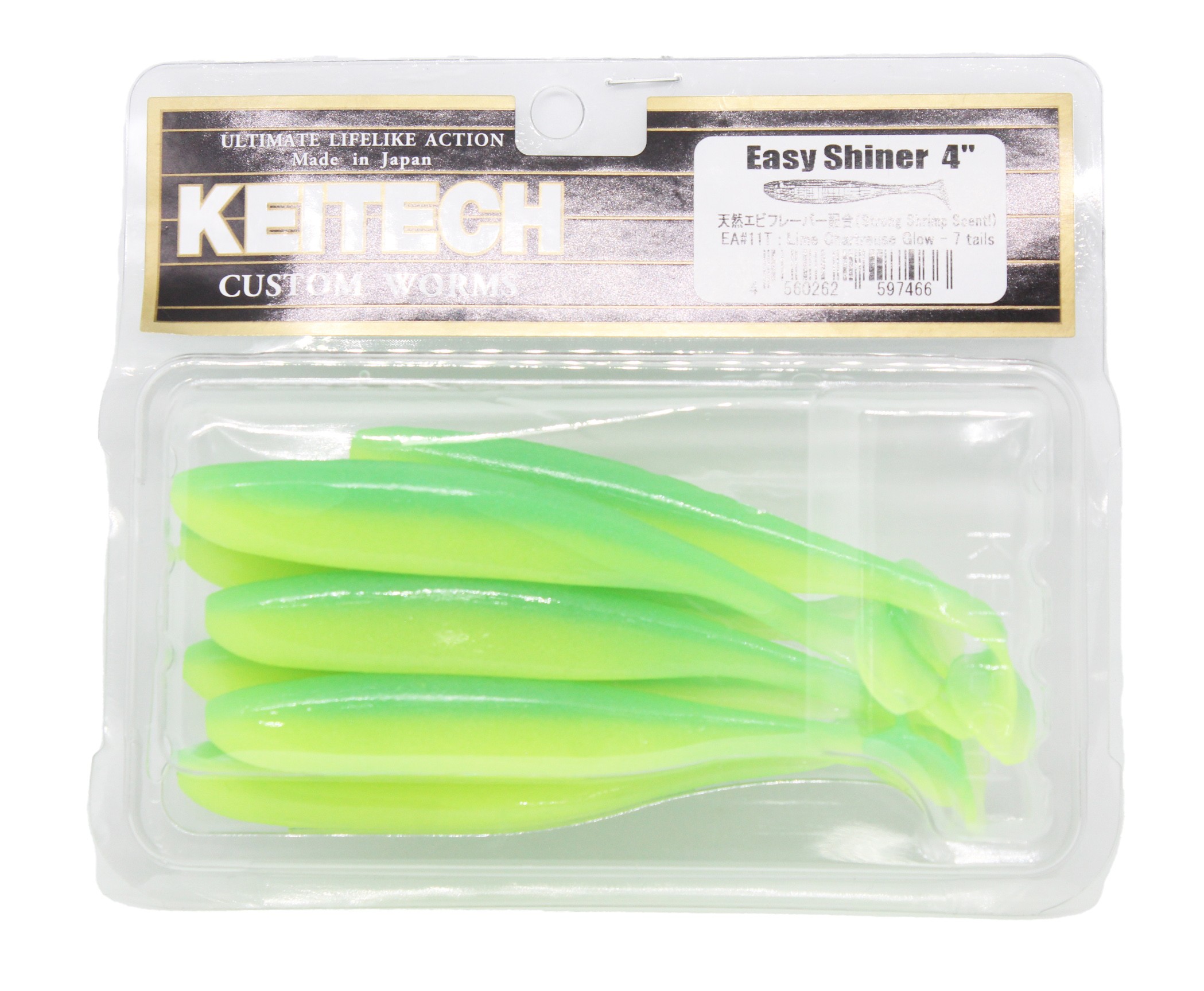 Приманка Keitech виброхвост Easy shiner 4&quot; EA11 - фото 1