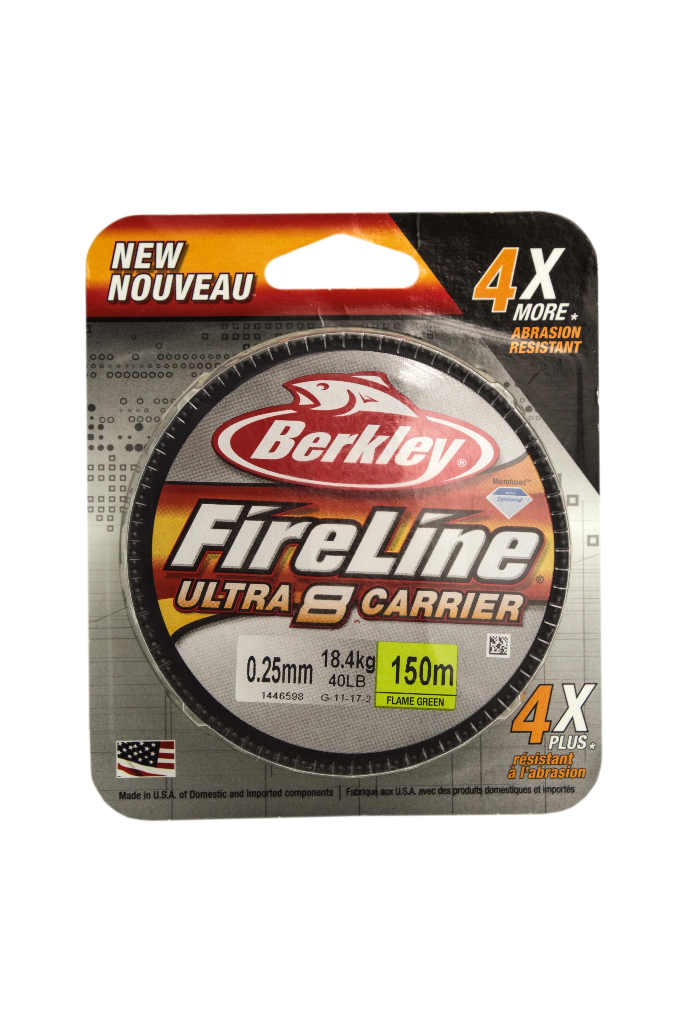 Шнур Berkley FireLine ultra 8 green 150м 0,25мм - фото 1