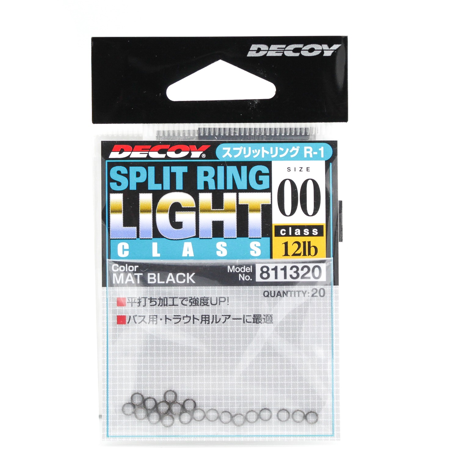МП Заводное кольцо Decoy Split Ring black №00 - фото 1