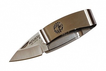 Нож-зажим Mcusta для купюр складной клинок 5 см сталь AUS8  - фото 1