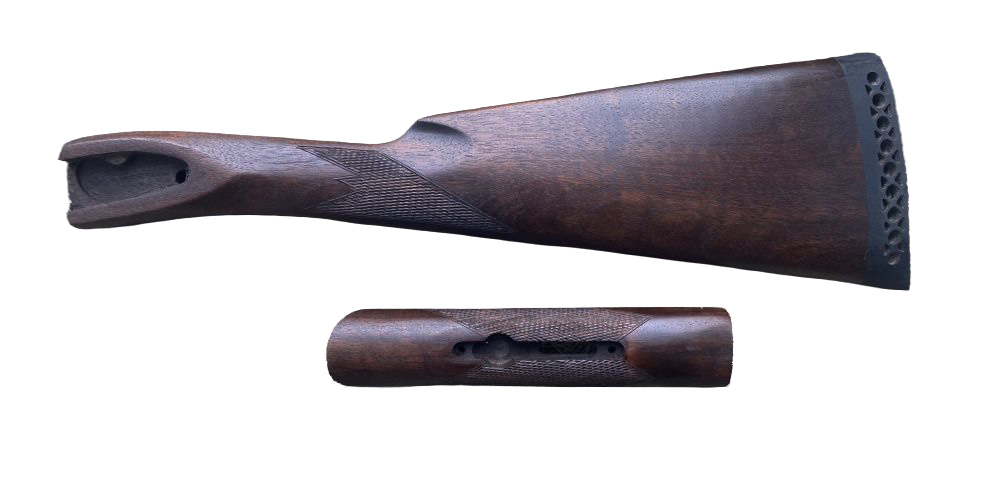 Приклад+цевье Левша ТОЗ-БМ Английская ложа орех - фото 1