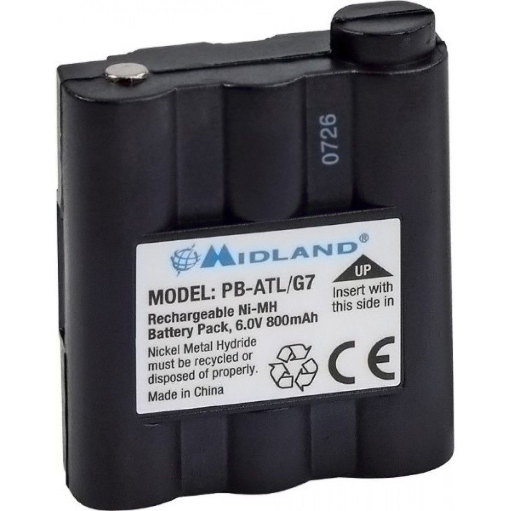 Аккумулятор Midland 800мАч для Alan-G7/1000/1050 - фото 1