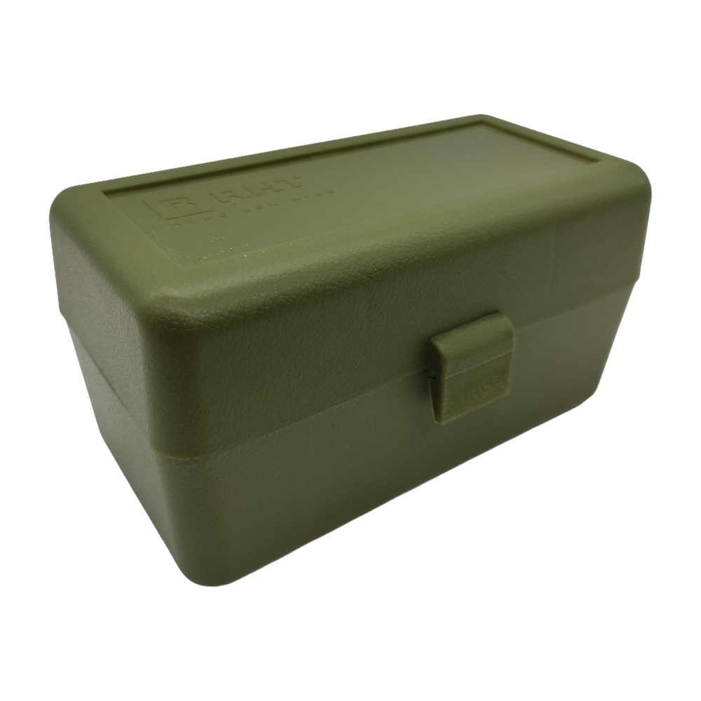 Коробка RHT Ammo Box на 50 патр 243 308Win 6.5Creedmoor M-50 зеленый - фото 1