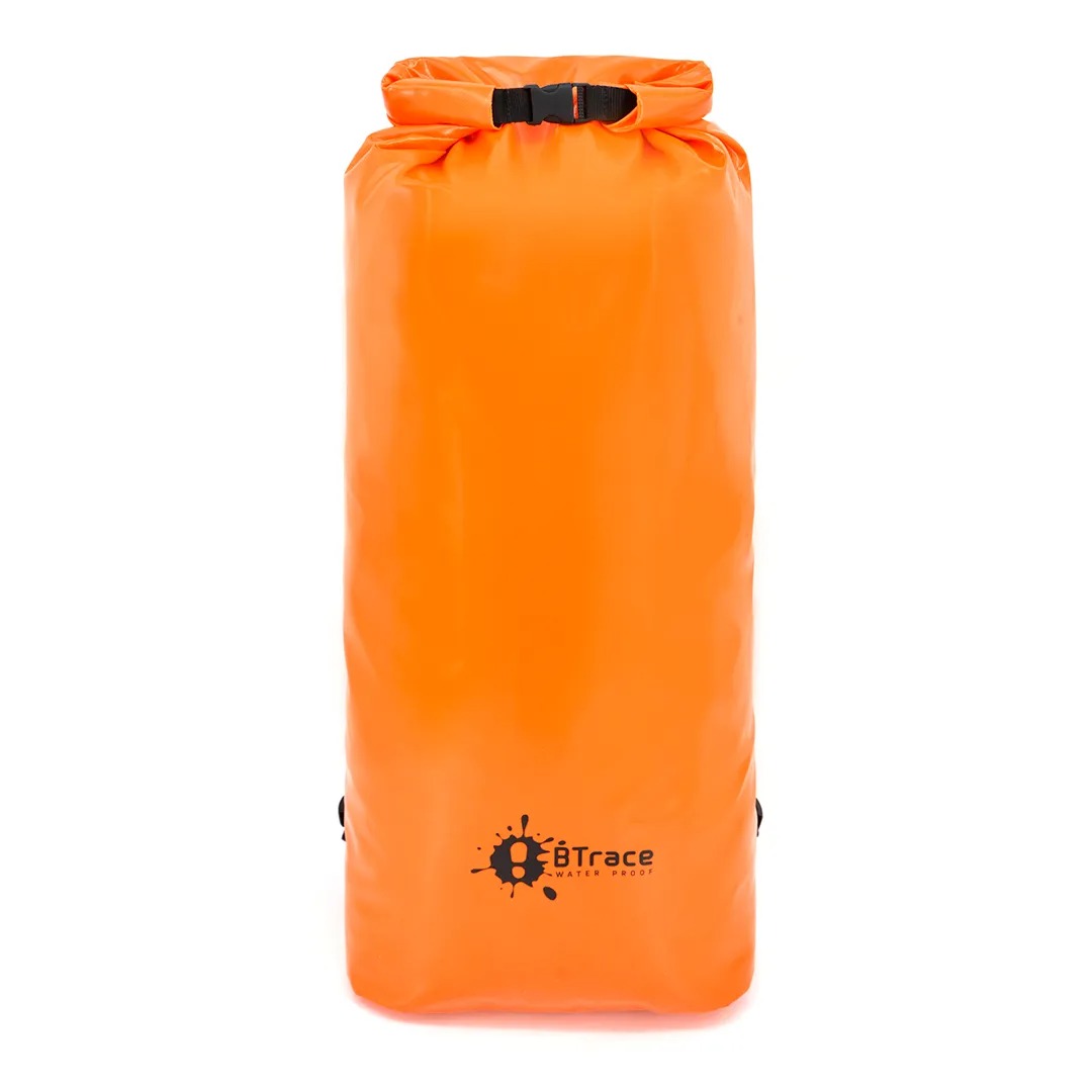 Гермомешок BTrace DryBag 80л с лямками оранжевый - фото 1