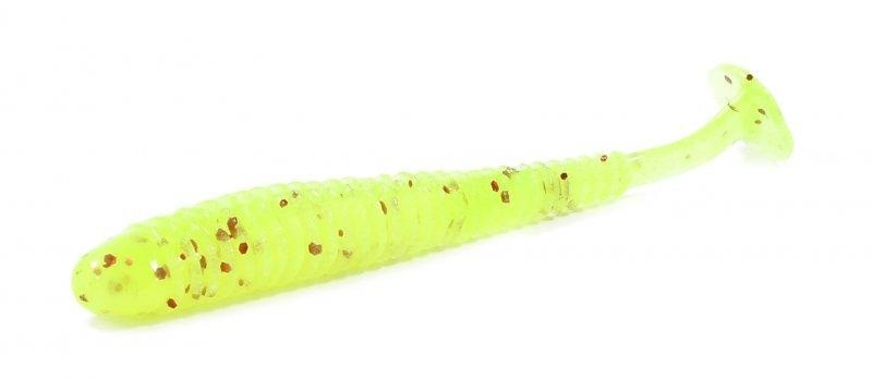 Приманка Keitech виброхвост Swing impact 2.5&quot; Pal 01 chartreuse red flake - фото 1