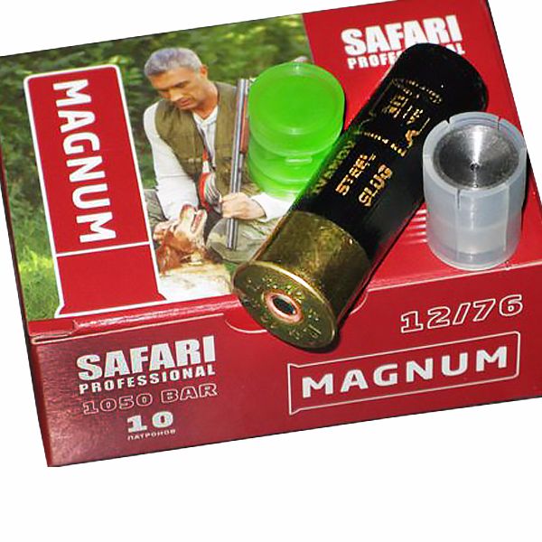 Патрон 12х76 Магнум-К Safari 1