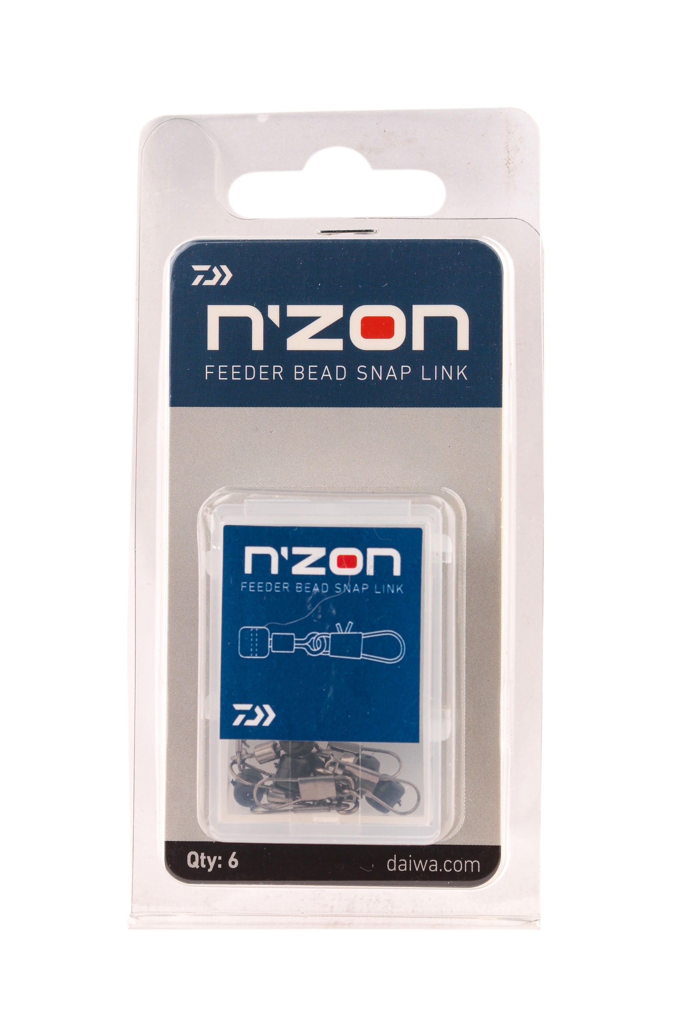 Коннектор Daiwa N'ZON Feeder Bead with B Safety Snap - фото 1