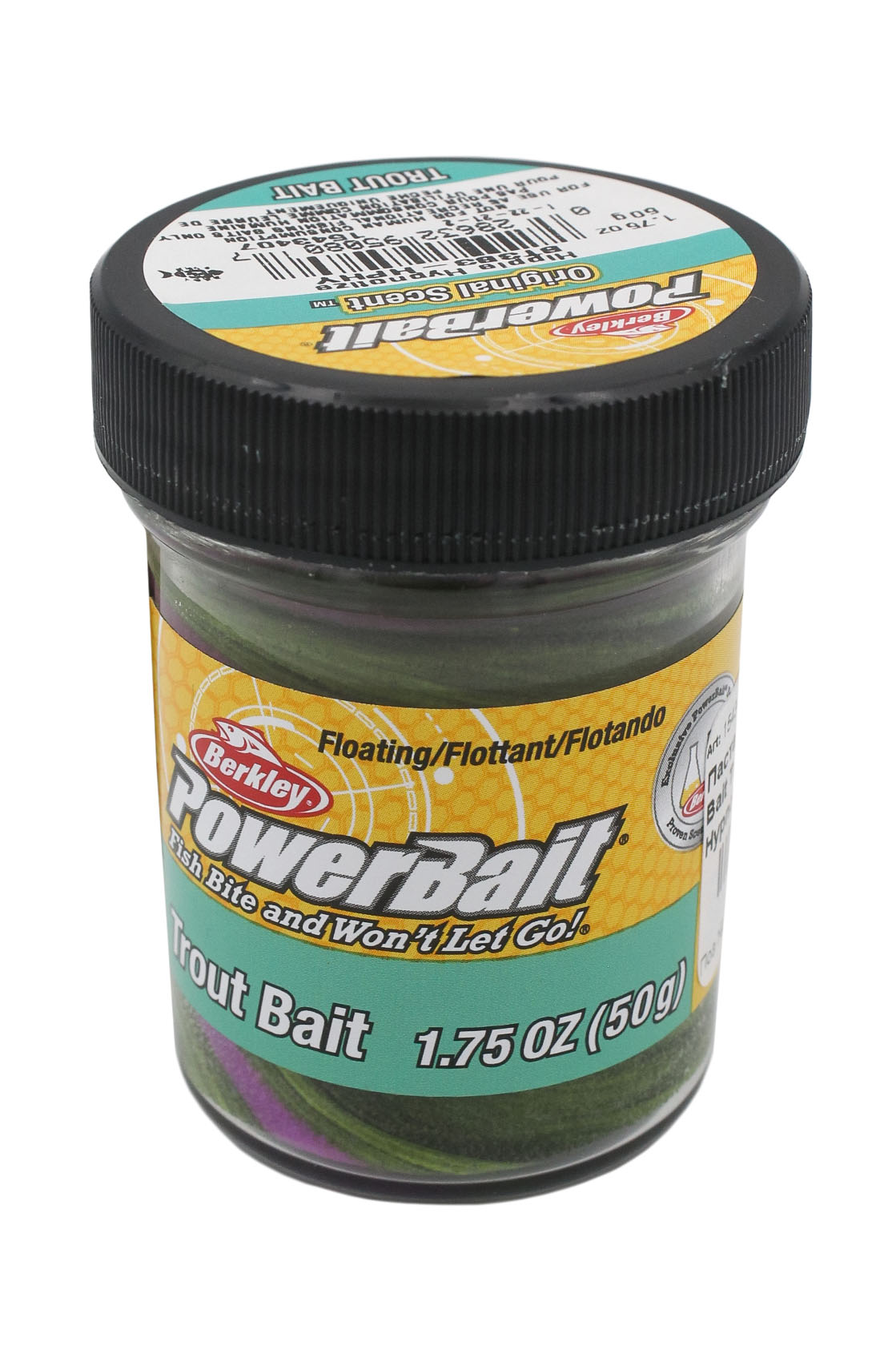 Паста Berkley PowerBait Trout Bait Triple Swirls 50гр Hippie Hypnotize - фото 1