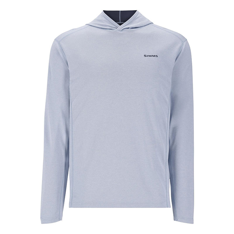 Футболка Simms Bugstopper Hoody Steel Blue Heather - фото 1