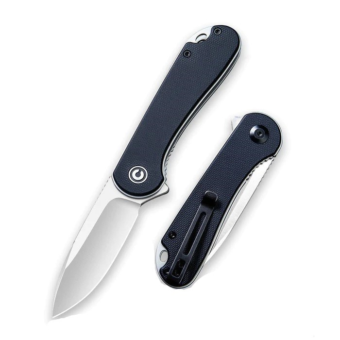 Нож Civivi Elementum Flipper Knife G10 Handle (2.96" D2 Blade) black - фото 1