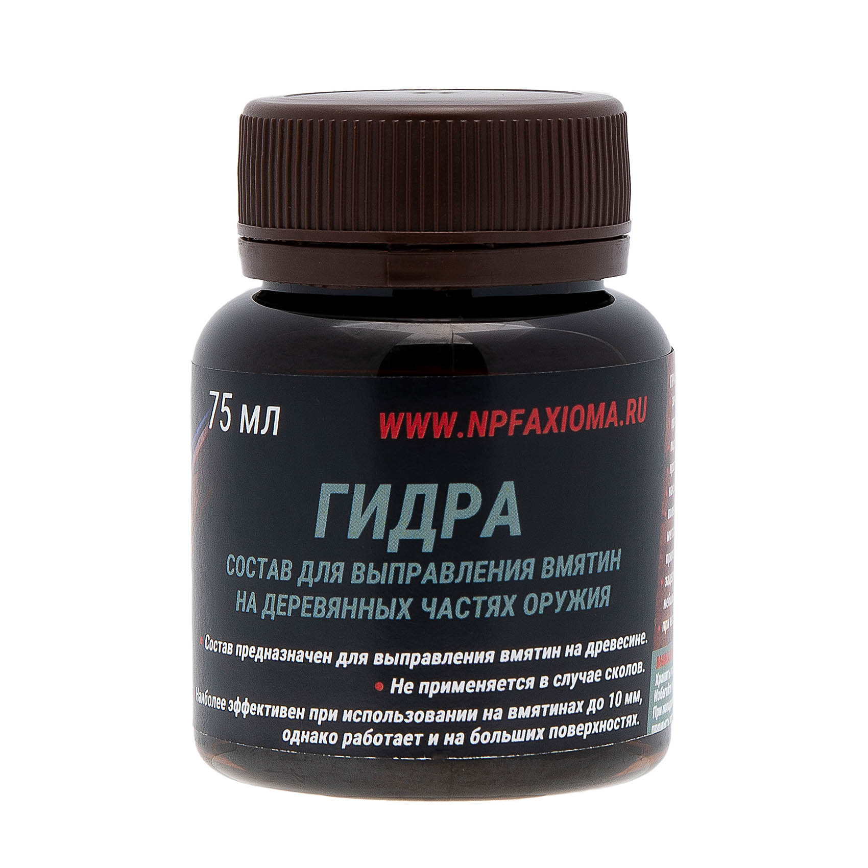 МП Состав Axioma "Гидра" для выправления вмятин на деревянных частях оружия 75мл - фото 1