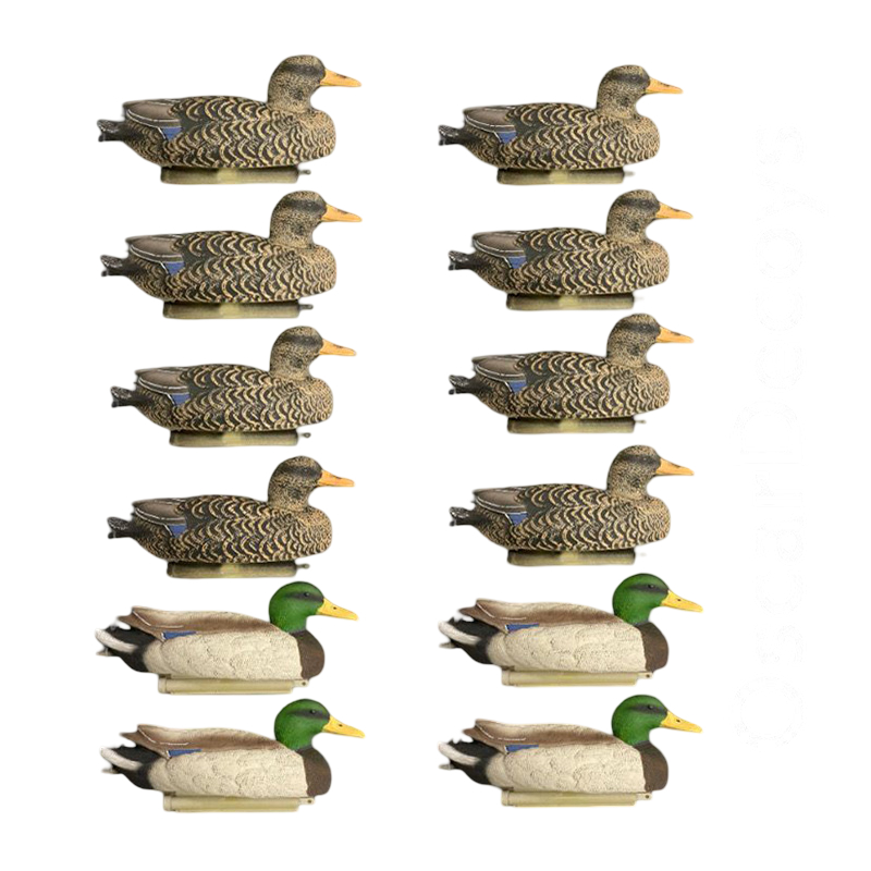 Чучело Oscar Decoys Утка Кряквы Mallard Duck 3D Elite Magnum 12шт D12 - фото 1