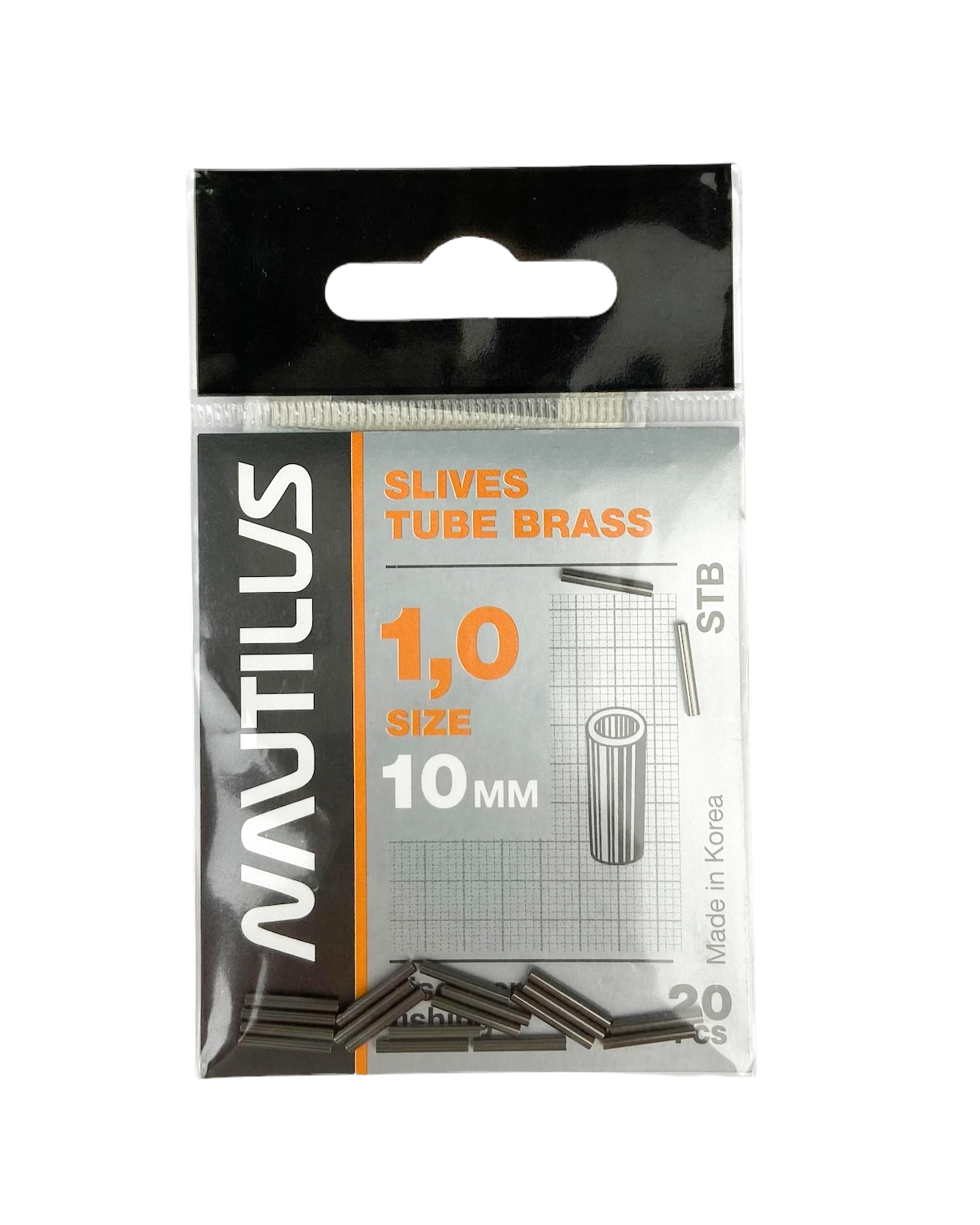 Трубка обжимная Nautilus Slives tube brass 1,0мм