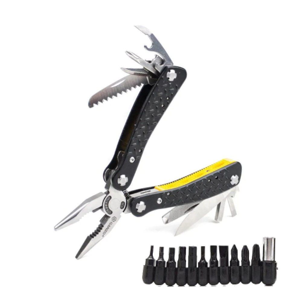 Мультитул Ganzo G106 19 в 1 черный - фото 1