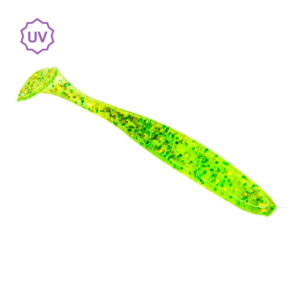 Приманка ESOX Sheasy 2,1" 55мм цв.FK015 Electric Chartreuse уп.10шт - фото 1