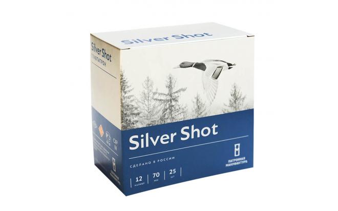 Патрон 12х70 Главпатрон Silver shot 1 полумагнум 1/25/250