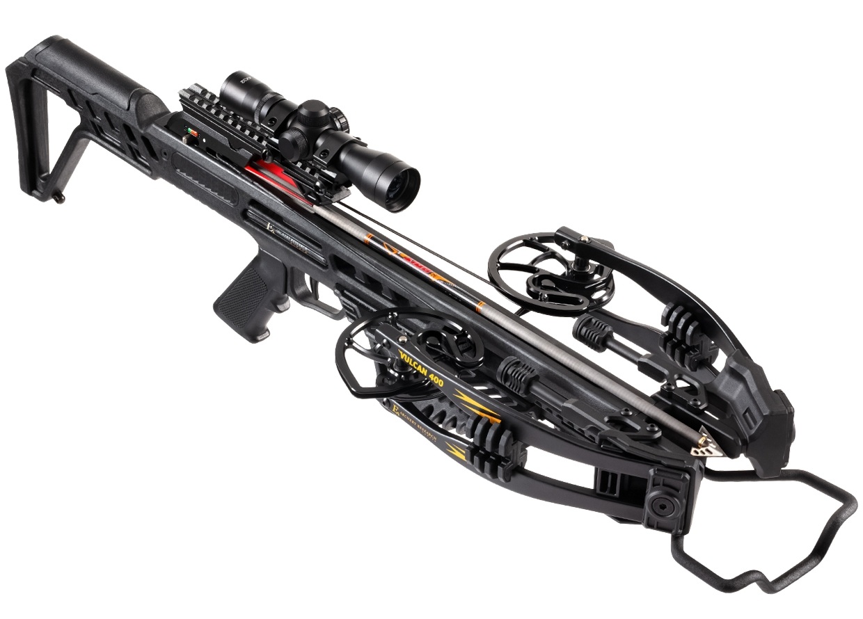 Арбалет блочный Ek Archery Vulcan 400 c комплектацией черный - фото 1