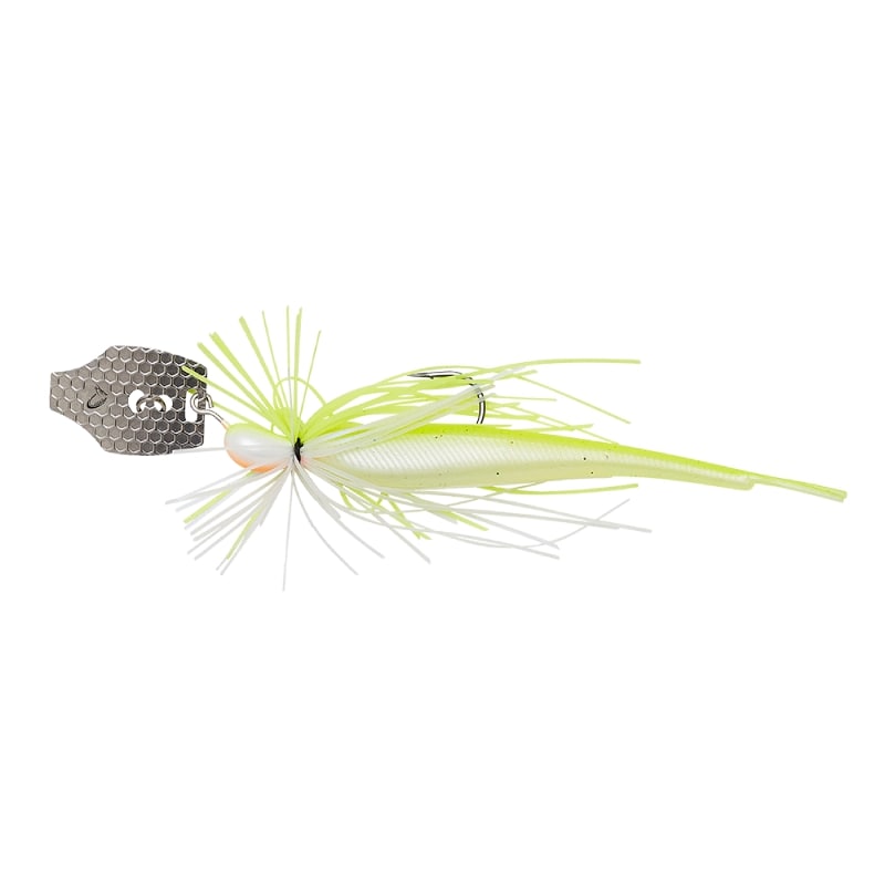 Приманка Savage Gear Crazy Swim Jig 10см 8,5гр Sinking Yellow White - фото 1