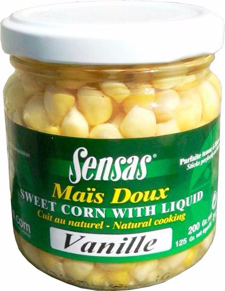 Кукуруза Sensas Soft sweetcorn vanilla 0,212л стекло - фото 1