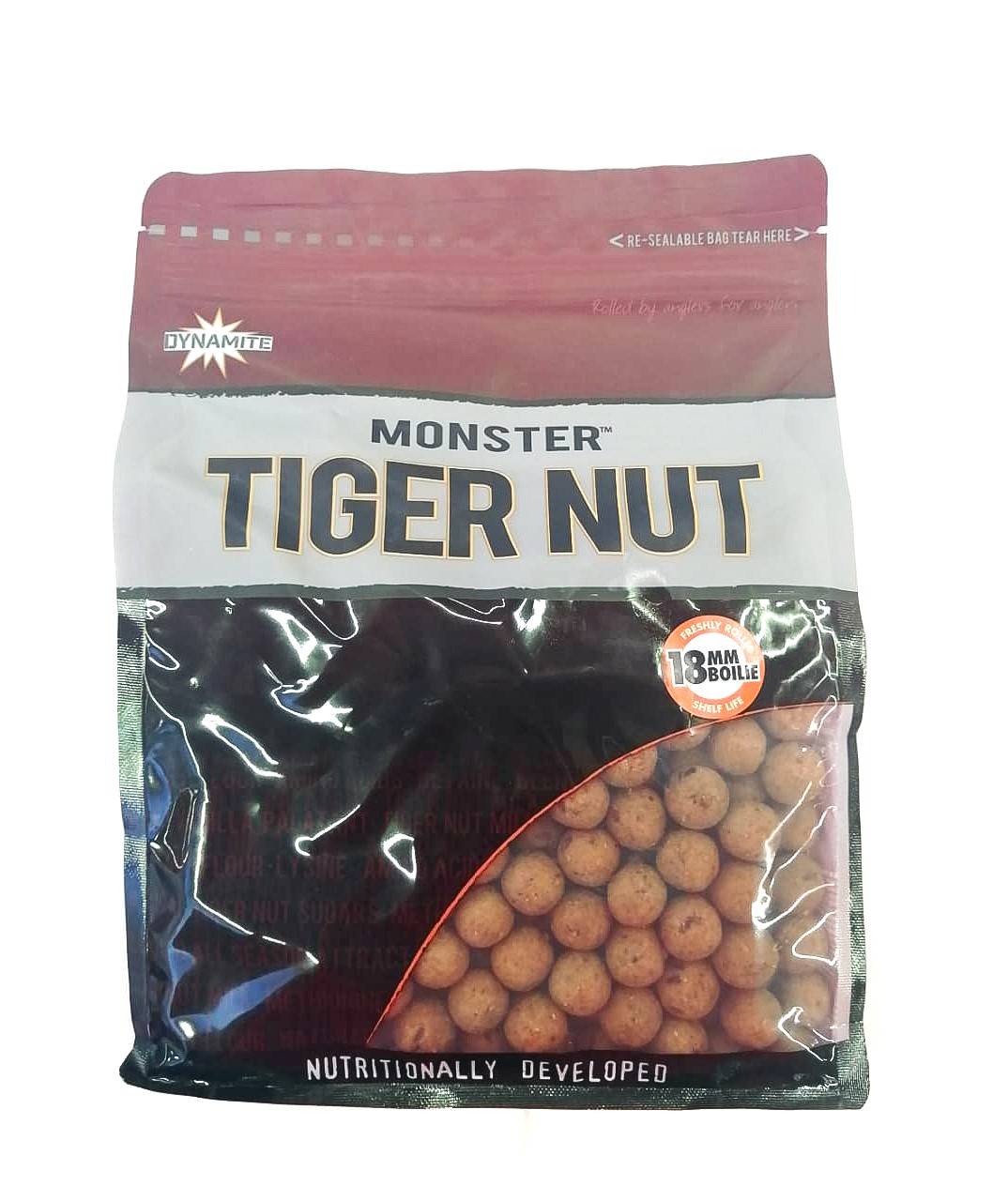 Бойлы Dynamite Baits Premium monster tigernut 18мм 1кг - фото 1