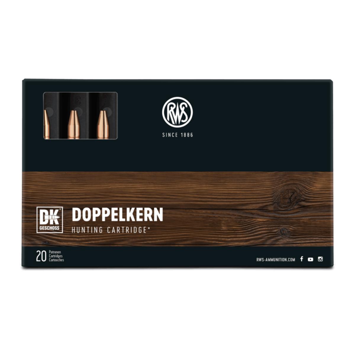 Патрон 6,5х55 SE RWS 9,1г Doppelkern - фото 1