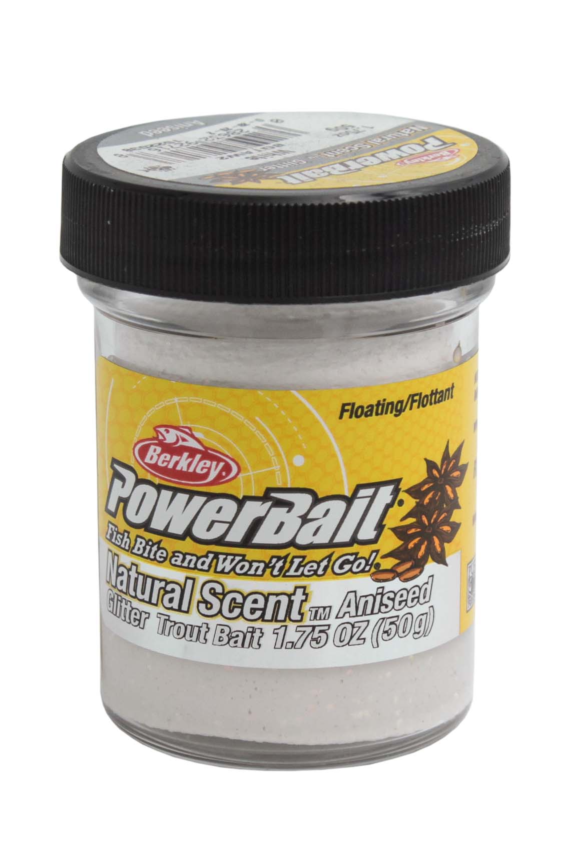 Паста Berkley Powerbait Natural Glitter Trout Bait 50гр White - фото 1
