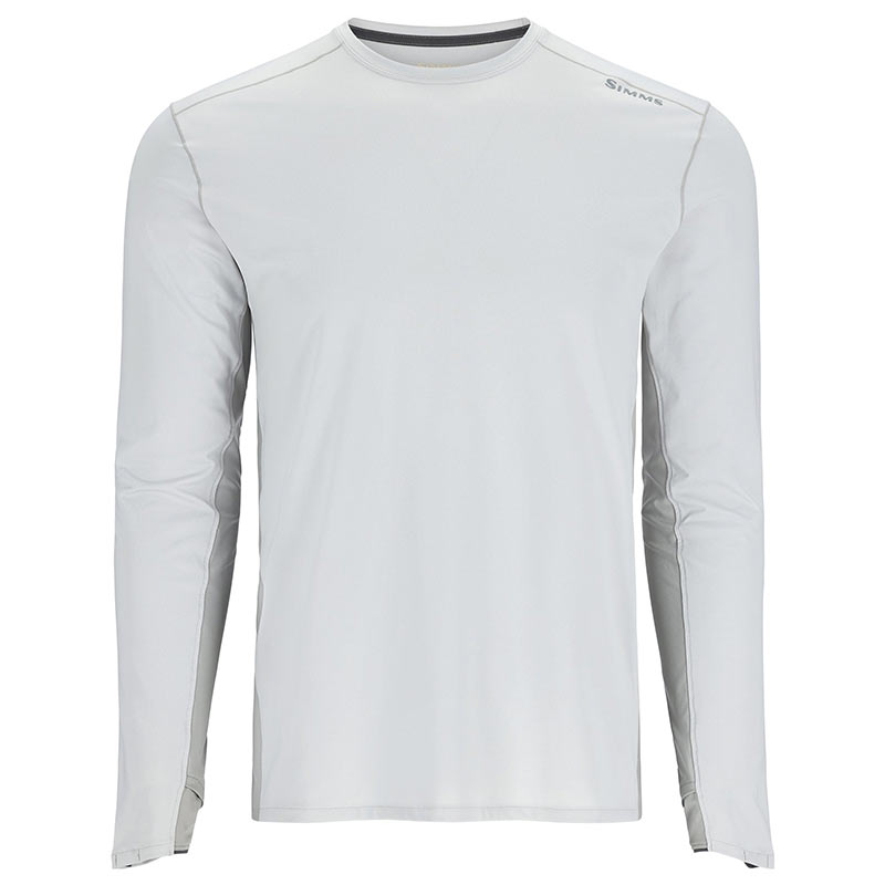 Термофутболка Simms SolarFlex Crew Sterling/Cinder  - фото 1