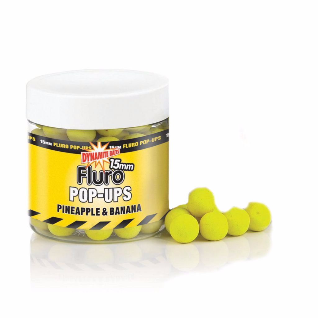 Бойлы Dynamite Baits Pineapple & banana fluro 15мм - фото 1