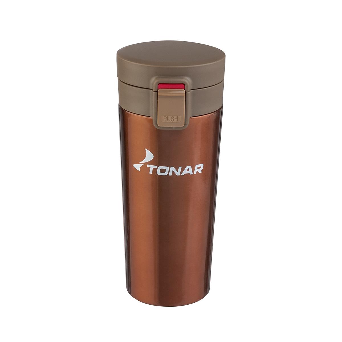 МП Термос-кружка (HS.TMК-02) 400ML кофейный TONAR - фото 1
