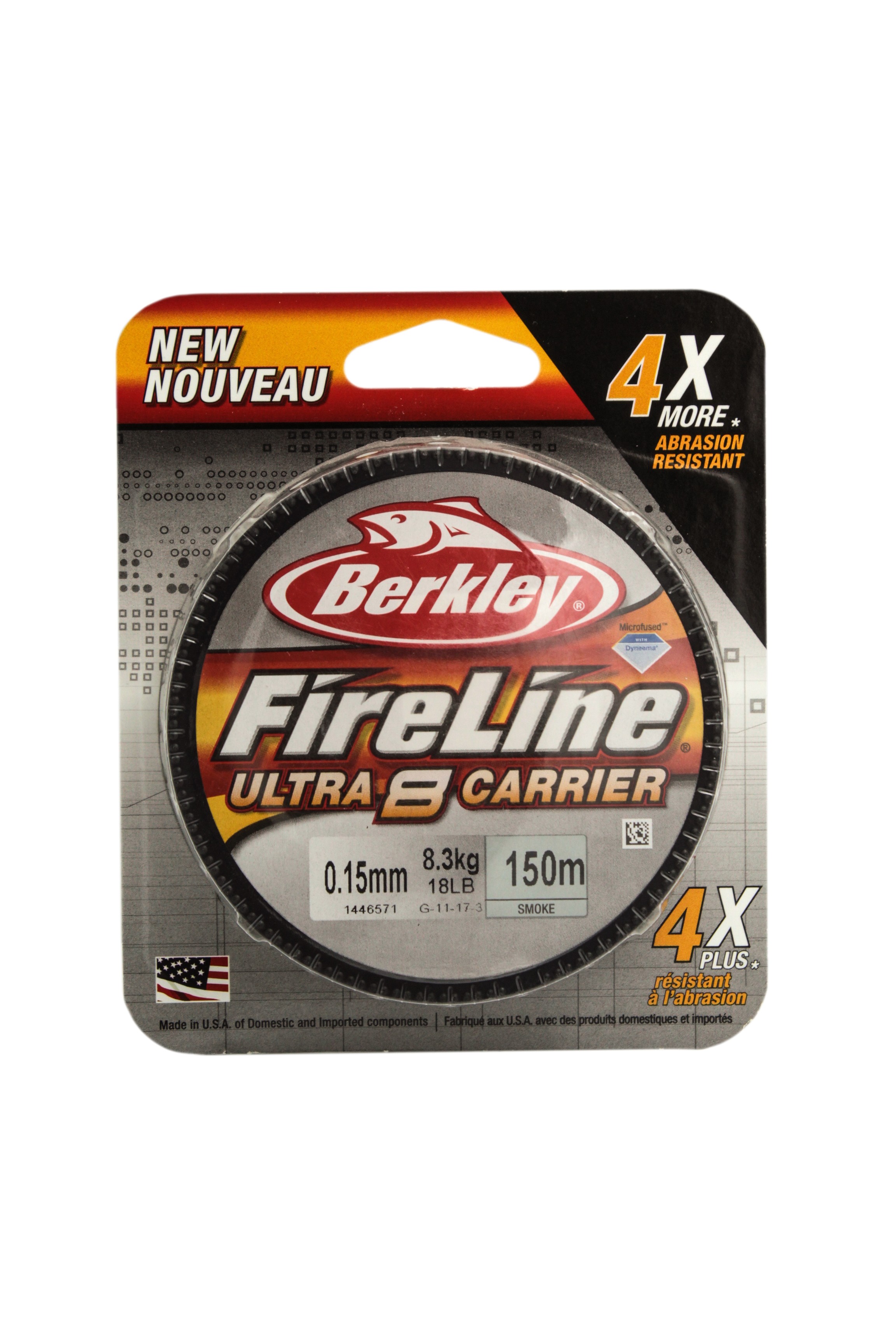 Шнур Berkley FireLine ultra 8 smoke 150м 0,15мм - фото 1