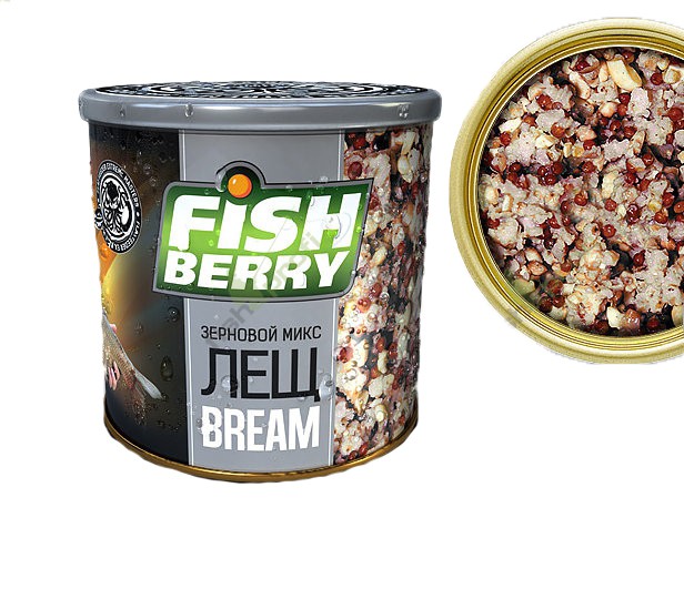 Консервированная зерновая смесь Fish Berry Попова лещ корица-карамель 430мл