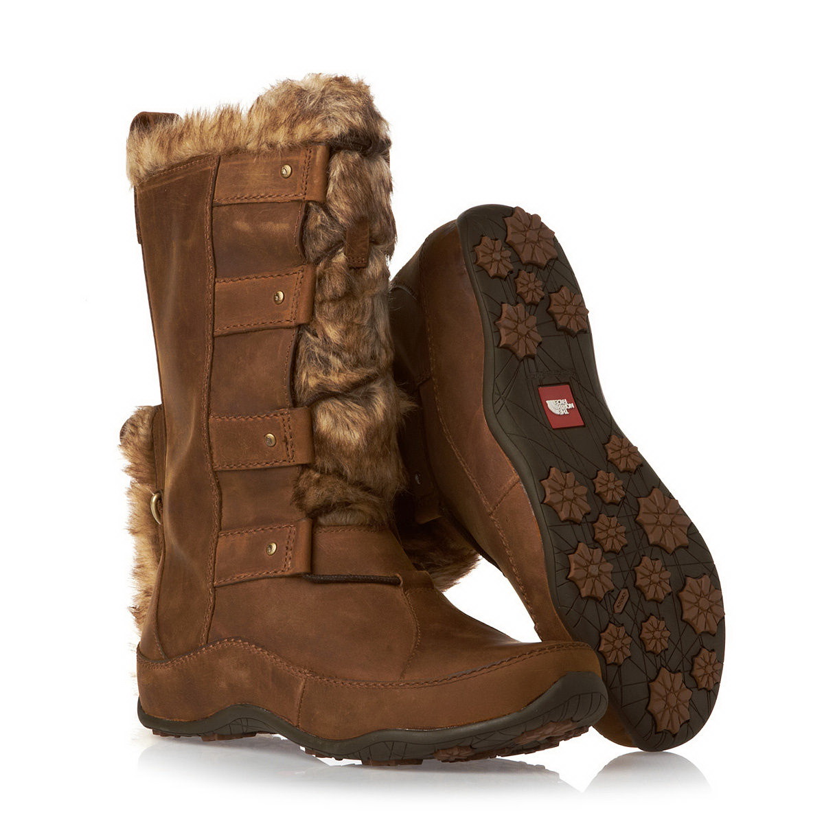 Сапоги The North Face W Abby iv luxe camel brw/demit brw