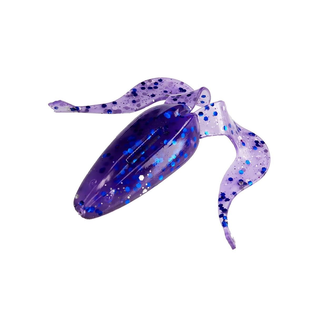МП Лягушка несъедоб. Frog 2,56"/6,5 см Silver Sparkles & Fio 20шт. (HS-21-036-N- - фото 1