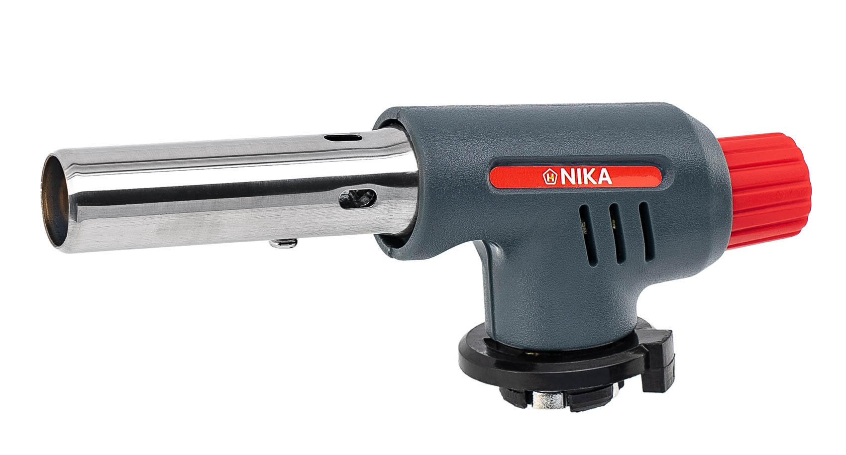 МП Газовая горелка-насадка "NIKA-04" с пьезоподжигом, угол поворота 360 градуса - фото 1