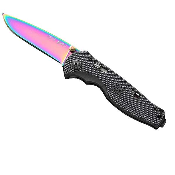 Нож SOG Flash-I Rainbaw складной клинок 6.3 см сталь AUS8  - фото 1