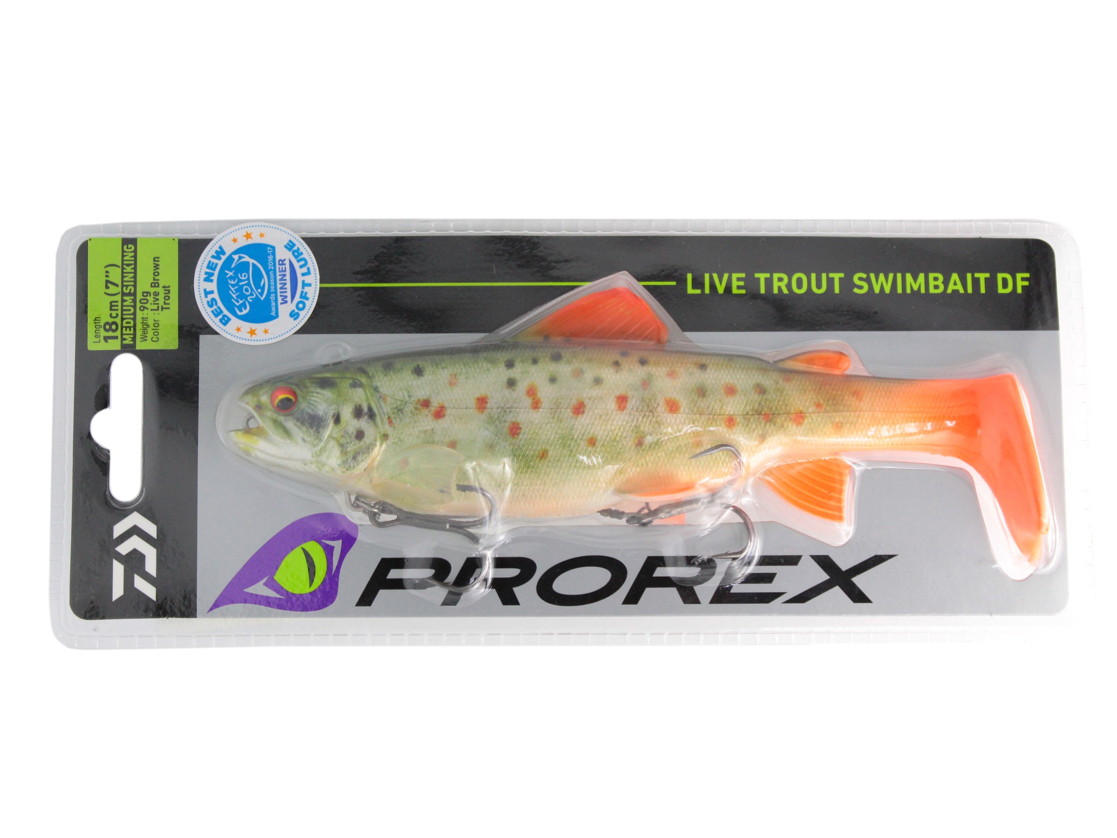 Приманка Daiwa Prorex Live Trout Swimbait 180DF live brown - фото 1