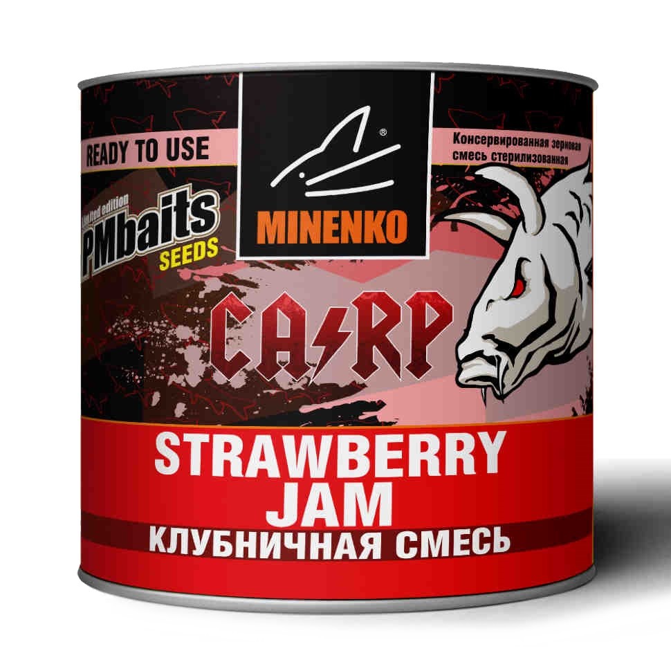 Консервированная зерновая смесь MINENKO Strawberry jam 430мл - фото 1