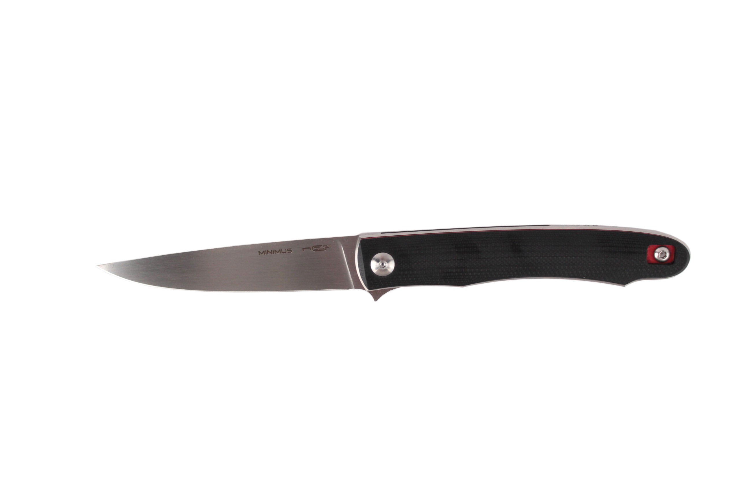 Нож NC Custom Minimus G10 black red - фото 1